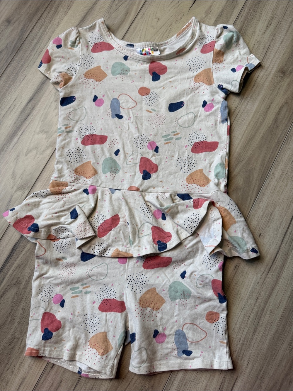 Girls artsy romper